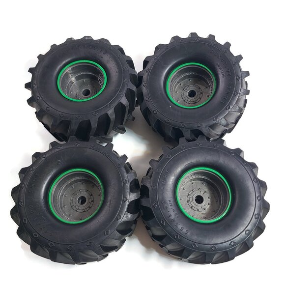 New Bright Grave Digger REPLACEMENT WHEELS / TIRES Monster Truck RC Car 66 x 43 - Picture 1 of 12